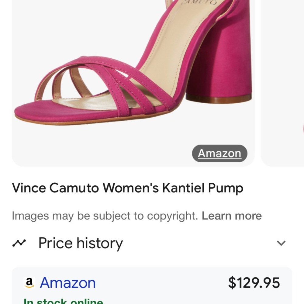 Vince Camuto Women's Fuchsia Heeled Sandals